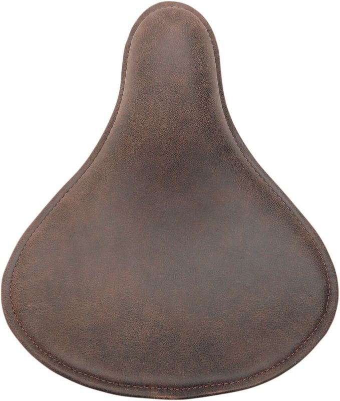 Solosadel fjäder Drag Specialties Low-Profile läder brun slät