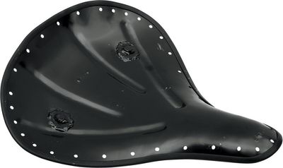 Sadelbotten fjädrande solosadel Drag Specialties stor stål svart