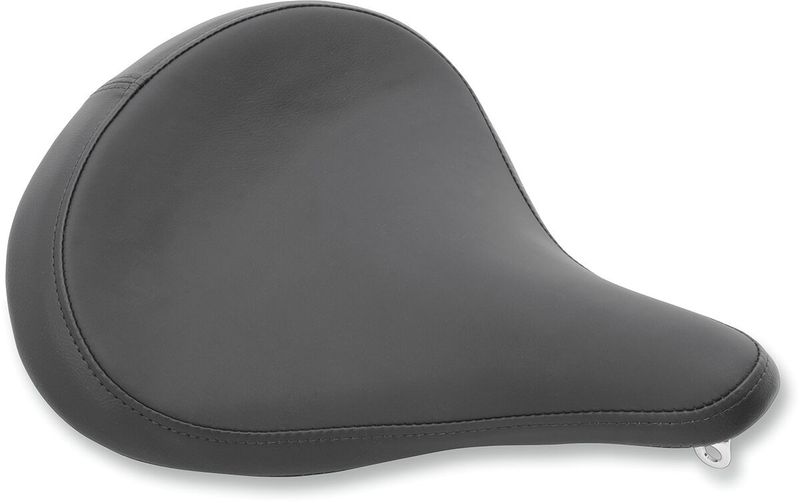 Solosadel fjäder Drag Specialties vinyl svart slät
