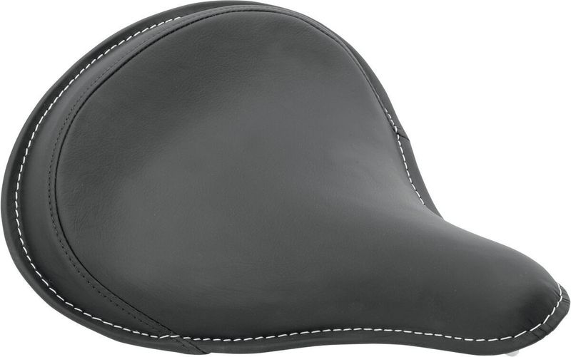 Solosadel fjäder Drag Specialties läder vit