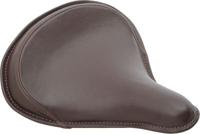 Sadel Drag Specialties fjädrad solo stor läder brun