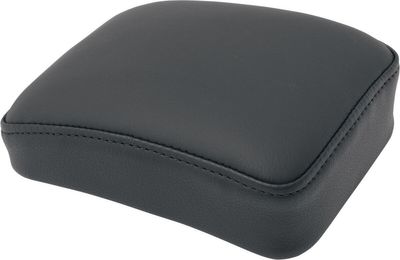 Passagerardyna Drag Specialties fjädrad solo liten slät läder svart