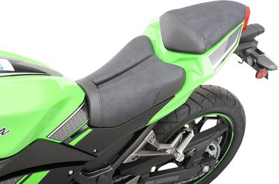 Sadel Saddlemen Channel Saddlesuede svart Kawasaki 13-17