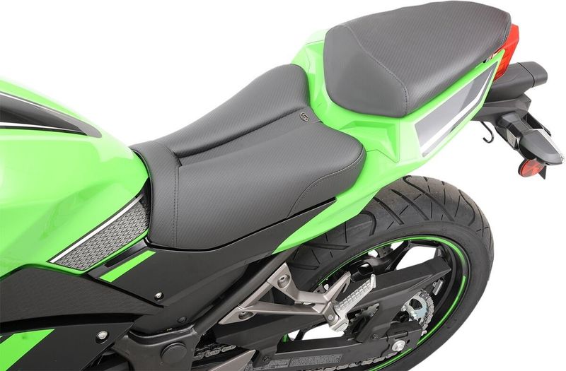 Sadel Saddlemen Gel-Channel Saddlehyde Saddlegel kolfiber Kawasaki 13-17