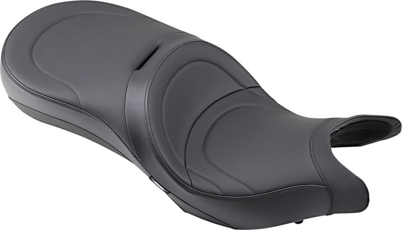 Touringsadel Drag Specialties Low-Profile läder svart Victory 10-15