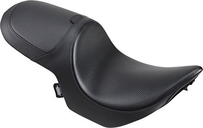 Sadel Drag Specialties Predator vinyl svart kolfiber Victory 05-14