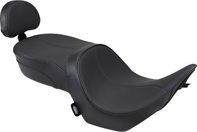 Touringsadel Drag Specialties Low-Profile vinyl svart Victory 05-14
