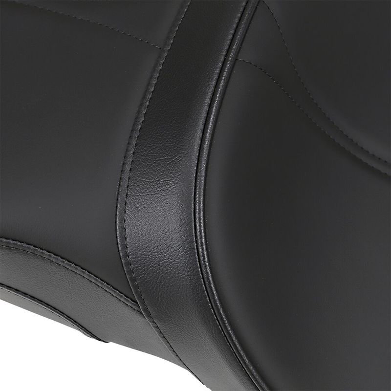 Touringsadel Drag Specialties Low-Profile vinyl svart Victory 05-14