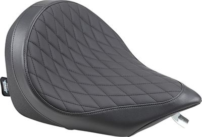Solosadel Drag Specialties Low-Profile läder svart diamond Victory 03-17