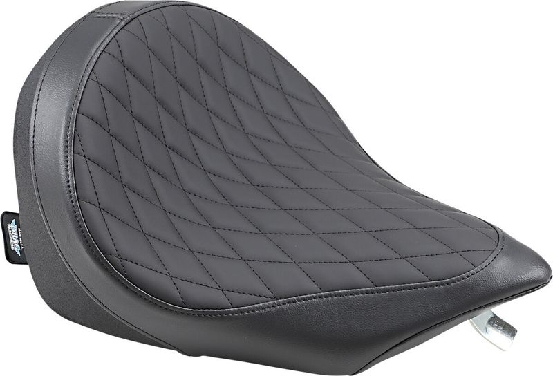 Solosadel Drag Specialties Low-Profile läder svart diamond Victory 03-17