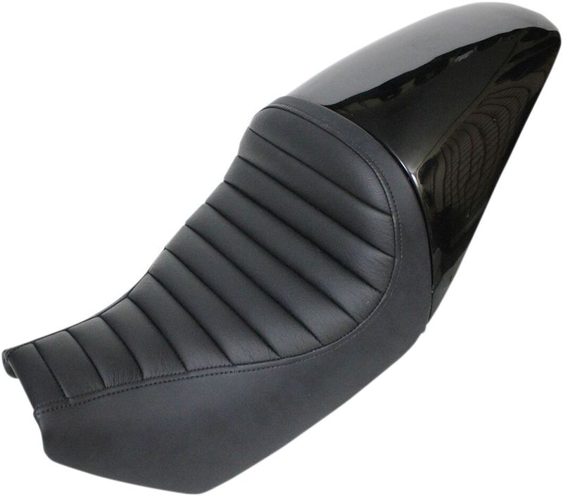 Solosadel helskärm Saddlemen SaddleGel läder svart Street 15-20