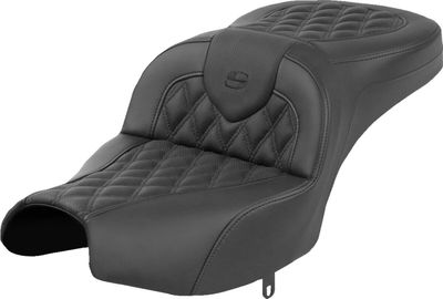 Sadel Saddlemen Roadsofa Reach Sofa Lattice Stitch svart Indian 24-upp