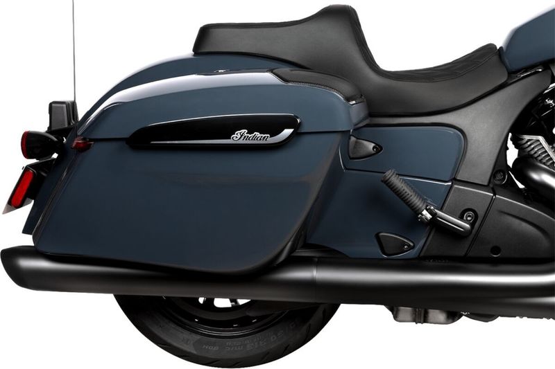 Sadel Drag Specialties Predator III vinyl dubbel diamond Indian 20-upp svart