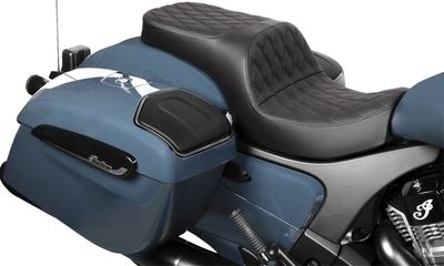 Touringsadel Drag Specialties Freedom vinyl Indian 20-upp svart