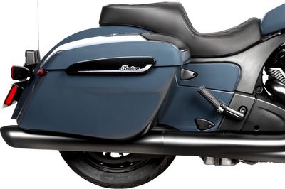 Touringsadel Drag Specialties Freedom svart Indian 20-upp