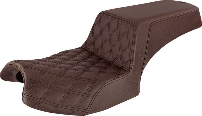 Förarsadel Saddlemen Step Up LS brun Indian