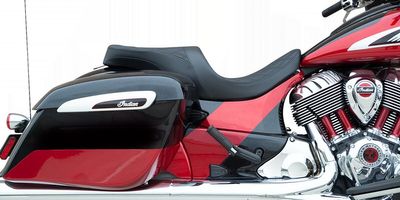 Touringsadel Drag Specialties Positioned Ddia svart Indian 14-upp 0810-2273