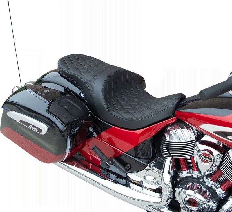 Touringsadel Drag Specialties Positioned Ddia svart Indian 14-upp 0810-2273