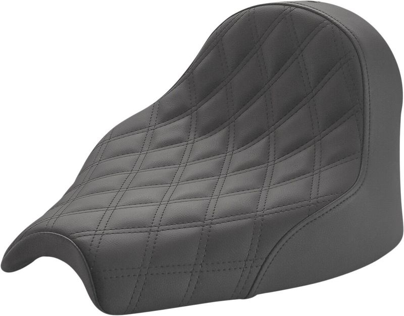 Solosadel Saddlemen Renegade Lattice Stitched svart Indian 22-upp