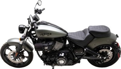 Passagerarsadel Mustang Touring passagerare Indian 22-upp