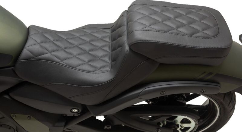 Passagerarsadel Mustang Squareback Kawa Kawasaki 15-upp