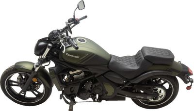Passagerarsadel Mustang Squareback Kawa Kawasaki 15-upp