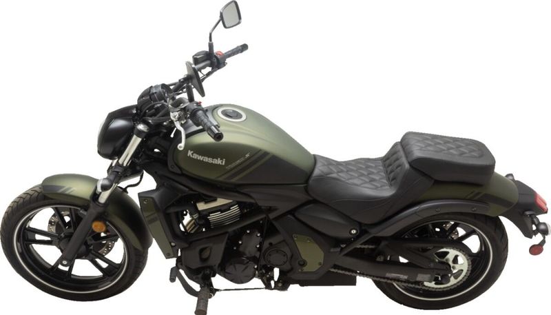 Passagerarsadel Mustang Squareback Kawa Kawasaki 15-upp