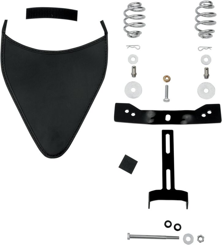Monteringssats fjädersolosadel Drag Specialties stål svart Sportster 04-22