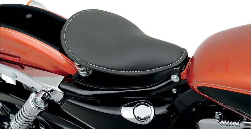 Monteringssats fjädersolosadel Drag Specialties stål svart Sportster 04-22