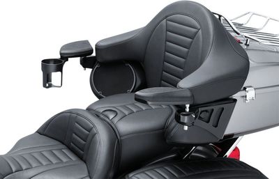 Sadel Kuryakyn Armrests passagerare svart Touring 14-24, Trike 14-21