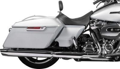 Ryggstöd Drag Specialties EZ Glide II vinyl dubbel diamond svart
