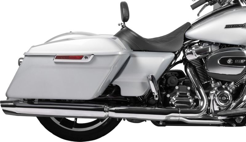 Ryggstöd Drag Specialties EZ Glide II vinyl dubbel diamond svart