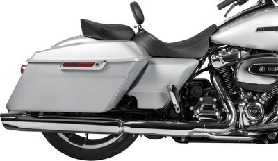 Ryggstöd Drag Specialties EZ Glide II vinyl dubbel diamond svart