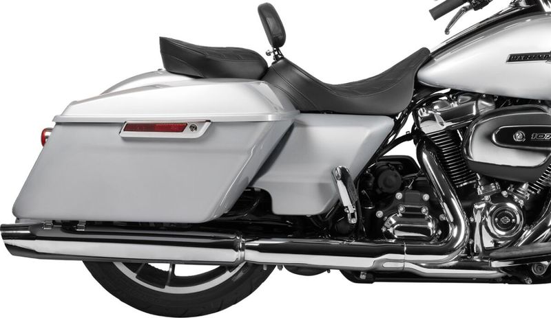 Ryggstöd Drag Specialties EZ Glide II vinyl dubbel diamond svart