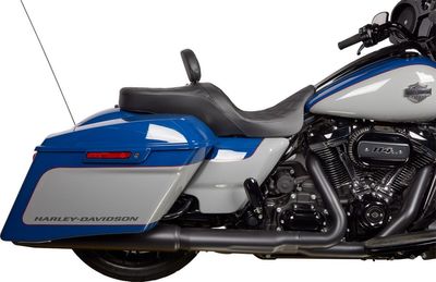 Ryggstöd Drag Specialties EZ Glide II vinyl dubbel diamond svart