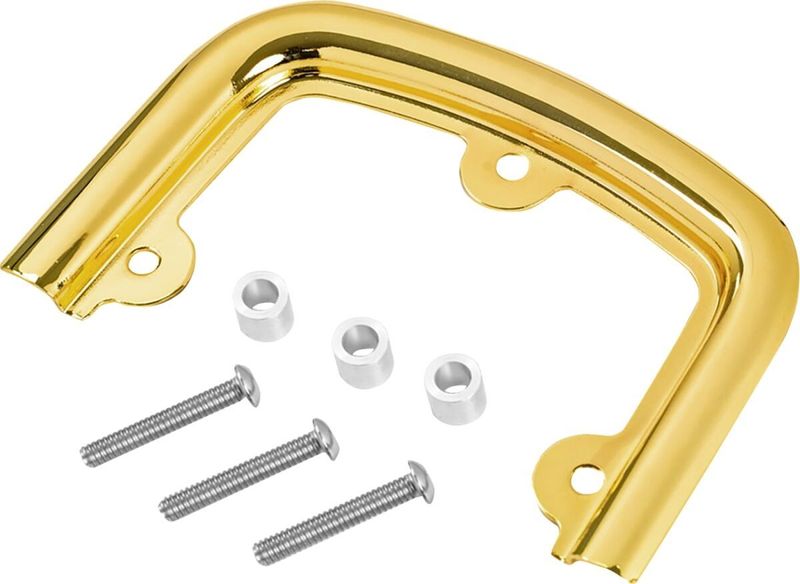 Fäste ryggstödsdyna Saddlemen 3 Touring 06-upp, Softail 06-upp guld