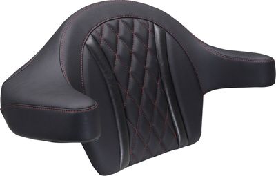 Ryggstöd Mustang Tpak Dark Cherry förlängd Touring 23-upp