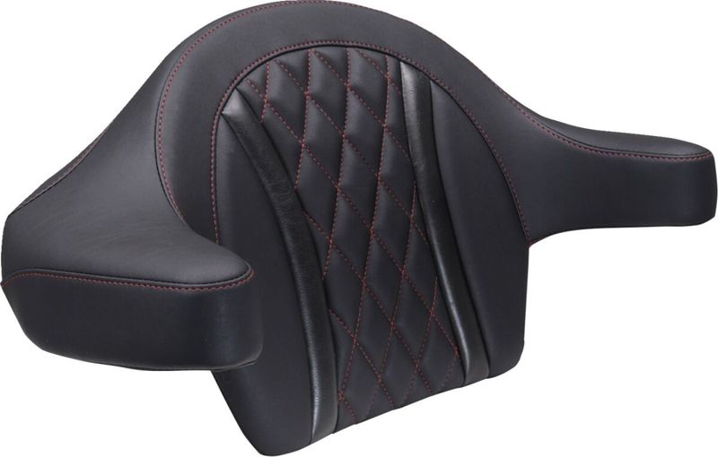 Ryggstöd Mustang Tpak Dark Cherry förlängd Touring 23-upp