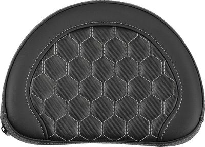Ryggstödsdyna Saddlemen Sissy Honeycomb silver