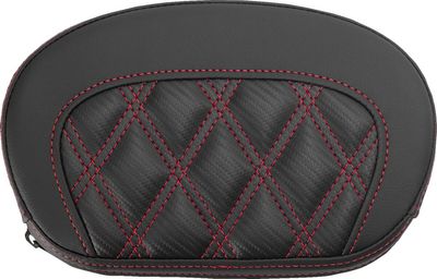 Ryggstödsdyna Saddlemen kolfiber röd