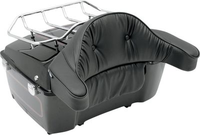 Ryggstödsdyna Tour-Pak King Drag Specialties Pillow vinyl svart Touring 86-13