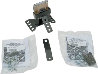 Fäste ryggstöd fram Drag Specialties EZ Glide Mechanism stål svart