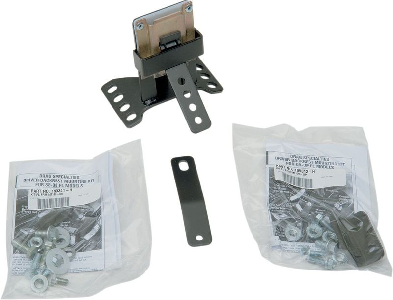 Fäste ryggstöd fram Drag Specialties EZ Glide Mechanism stål svart