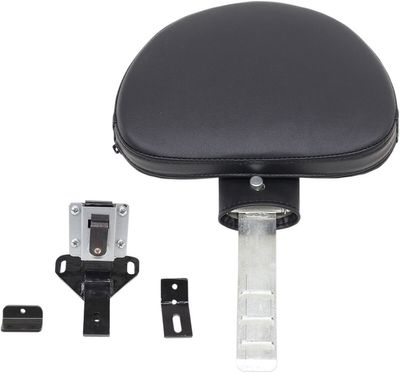 Förarryggstöd Saddlemen RoadSofa Pillow Top uppvärmd vinyl svart Touring 97-17