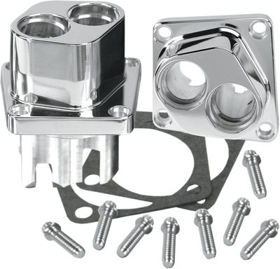 Lyftarhussats S&S billet fram/bak krom Evo Big Twin 84-99