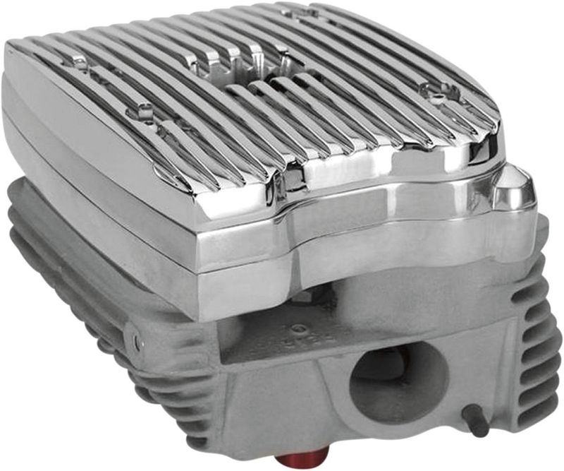Ventilkåpor Custom Cycle Engineering Evo Finned polerad H-D 84-03