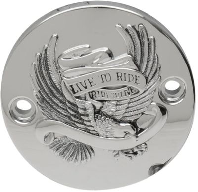 Tändningslock Drag Specialties Live krom H-D 17-upp