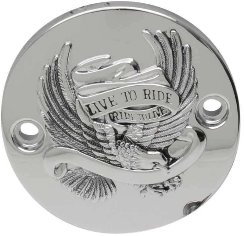 Tändningslock Drag Specialties Live krom H-D 17-upp