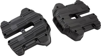 Kåpa Arlen Ness 10-Gauge All Rocker svart smidd Softail 18-25