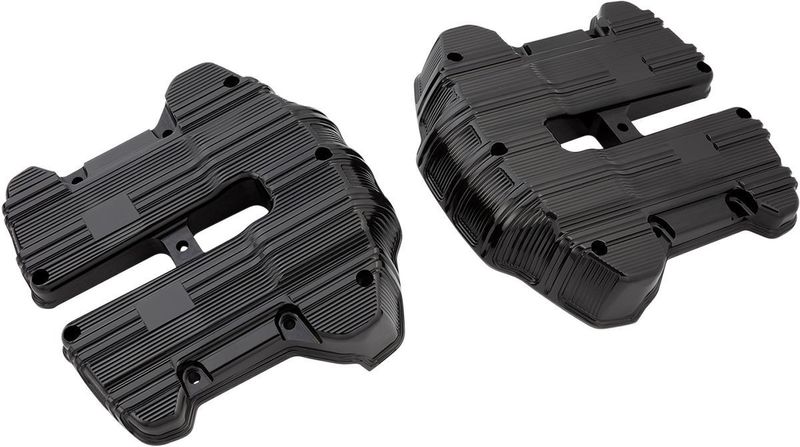 Kåpa Arlen Ness 10-Gauge All Rocker svart smidd Softail 18-25
